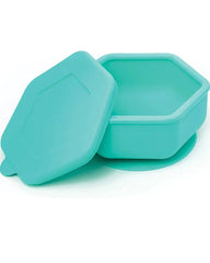 Bol avec couvercle en silicone - Mint