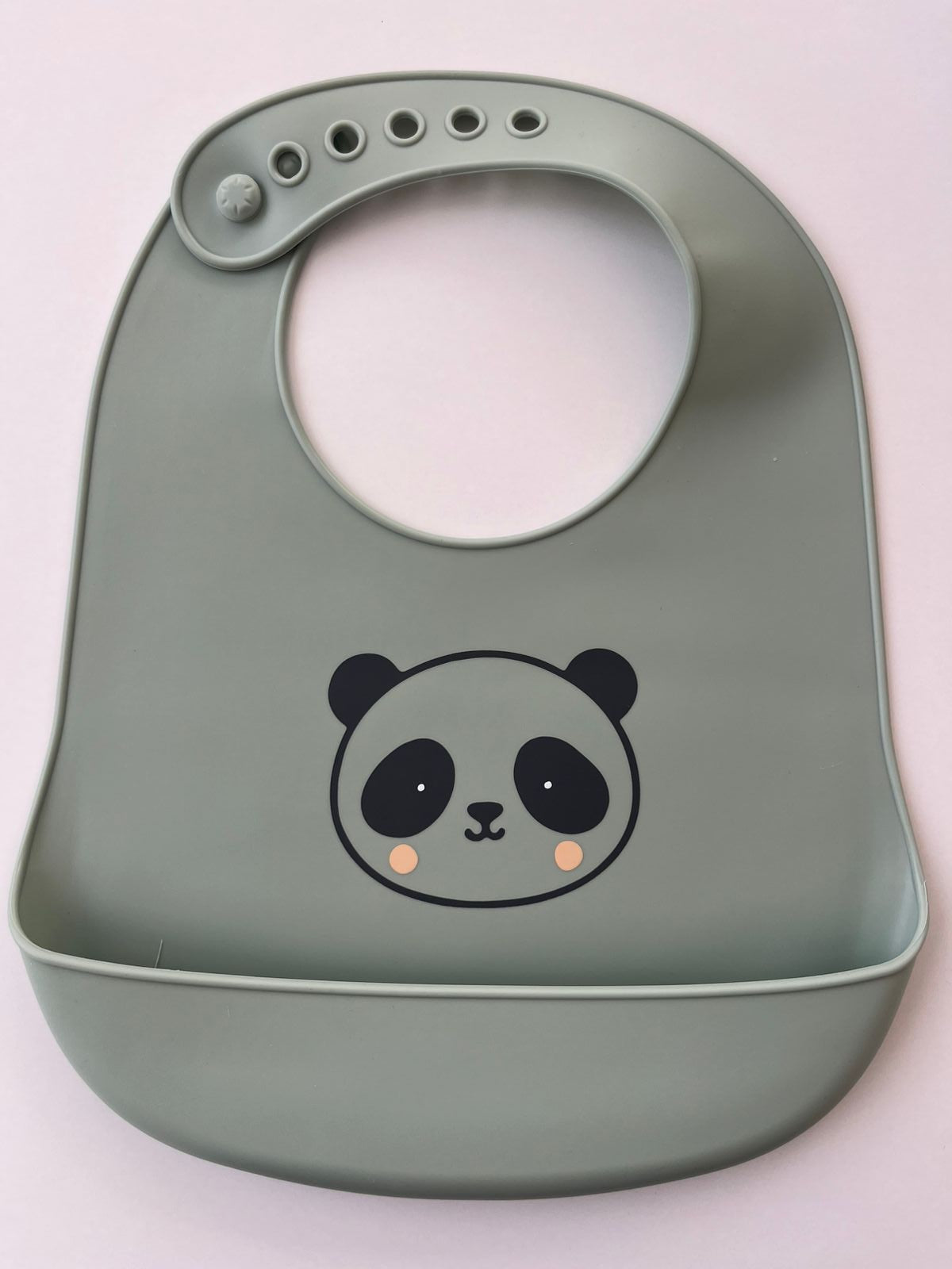 Bavoir en silicone avec poche Panda