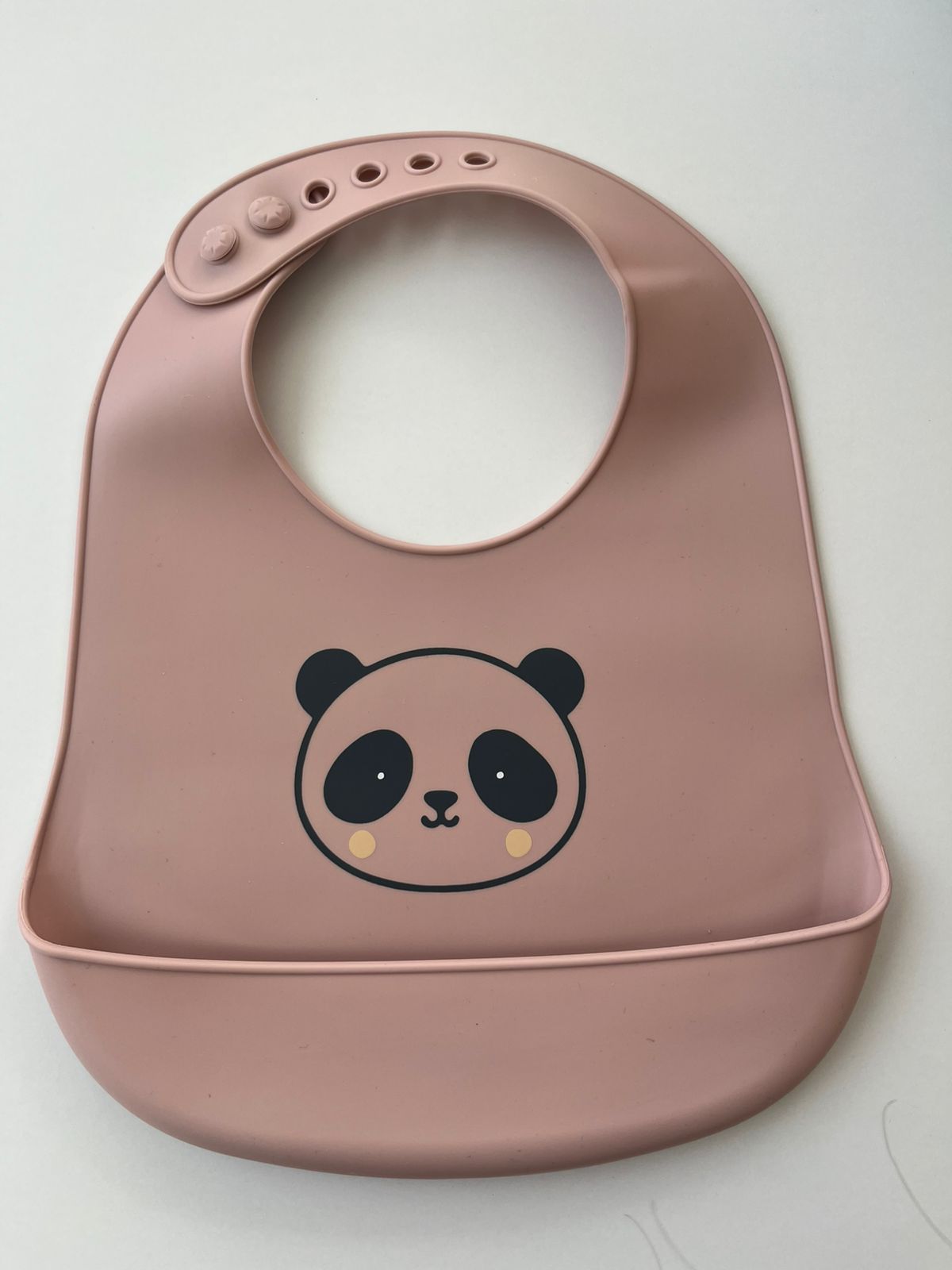 Bavoir en silicone avec poche Panda