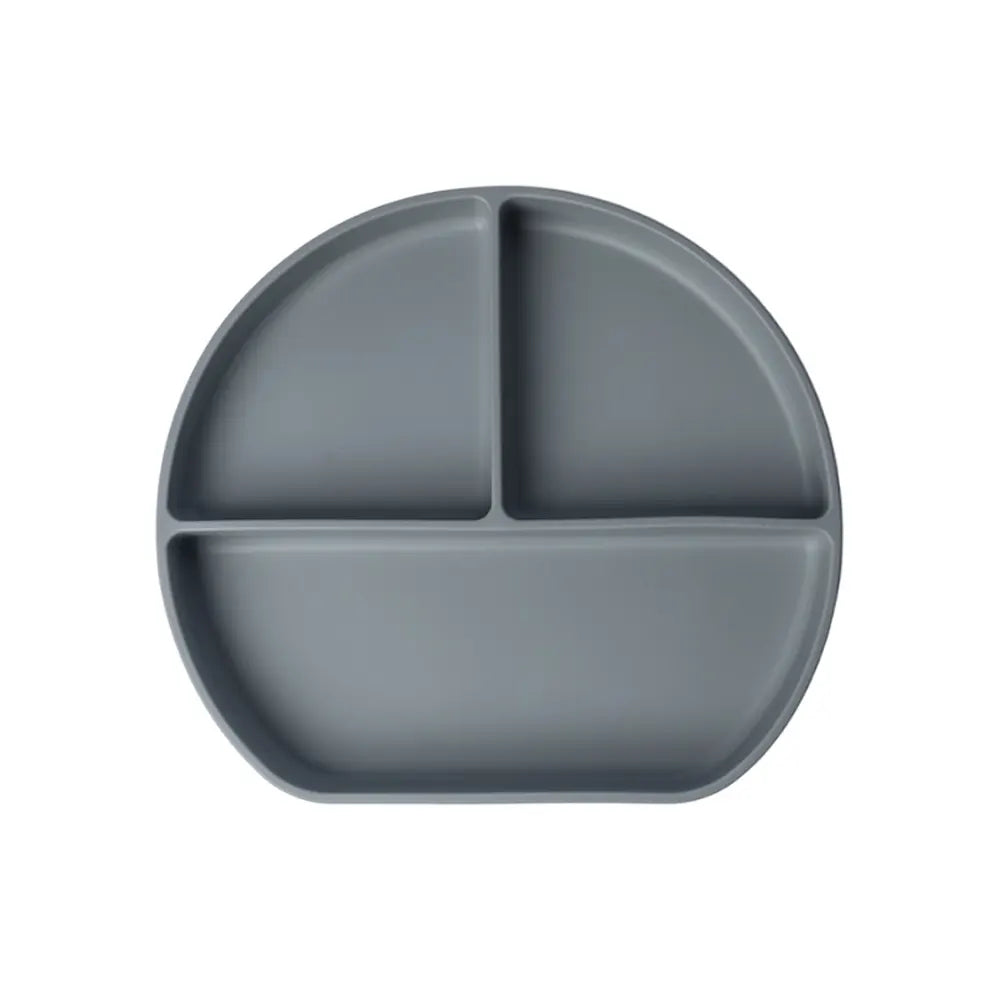 Assiette en Silicone Multi-Compartiments avec Ventouse