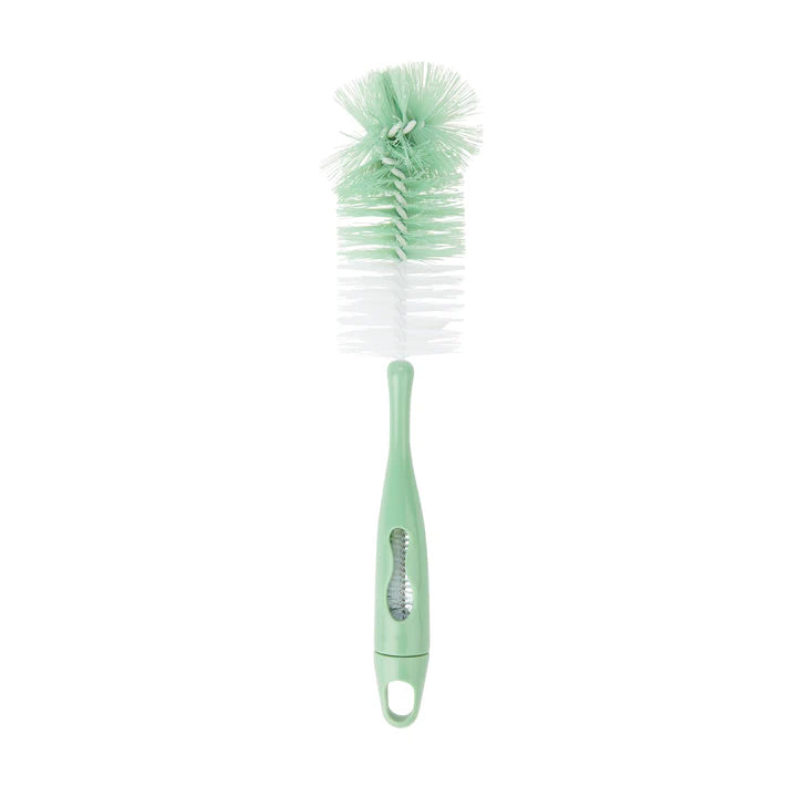 Goupillon vert 2 en 1 pour biberon et tétine