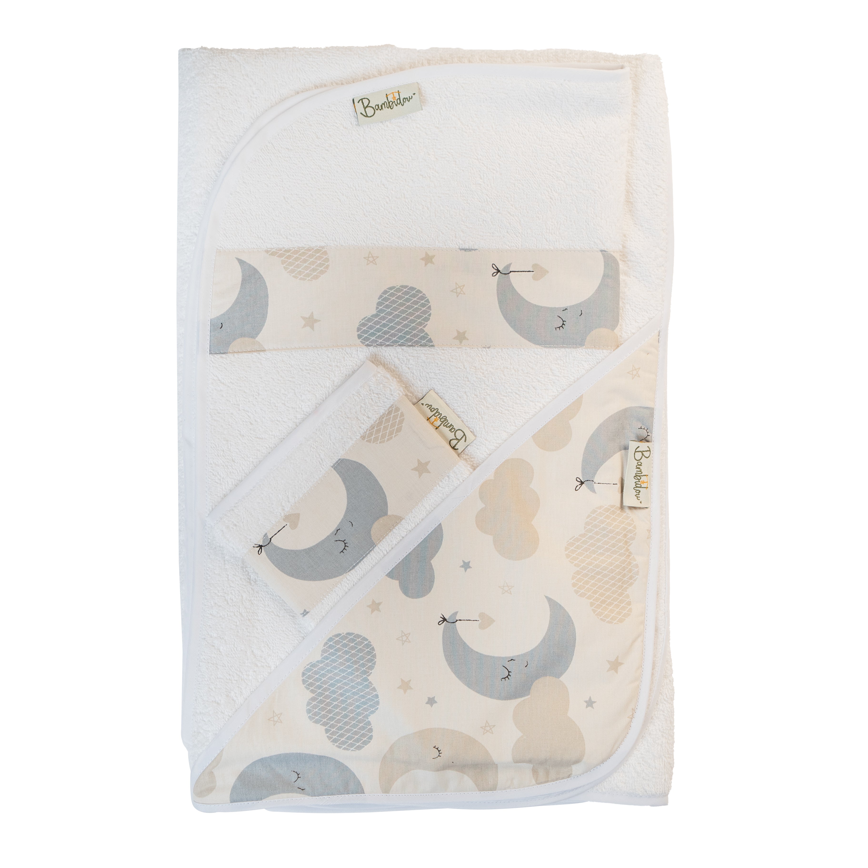 Set de bain Lune et nuage