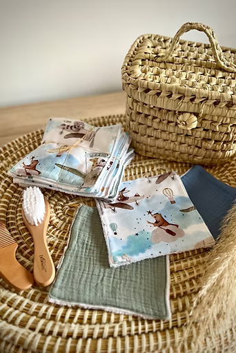 Lot de 10 Lingettes lavables
