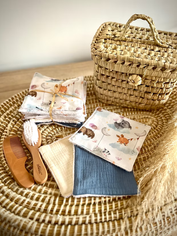 Lot de 10 Lingettes lavables