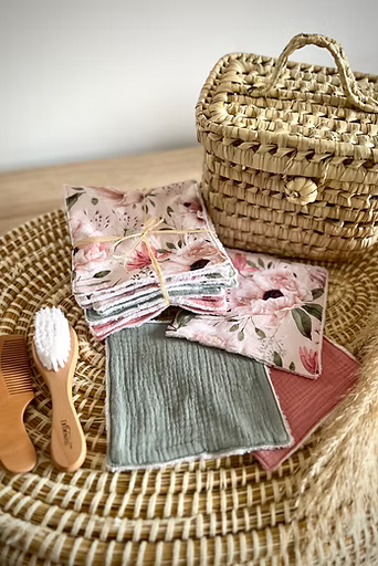 Lot de 10 Lingettes lavables