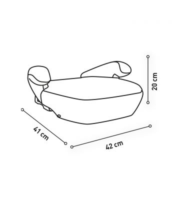 Rehausseur Alzafix R129 Isofix