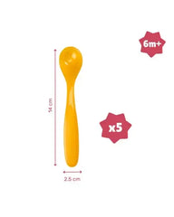 Cuillères en silicone 2ème âge x5