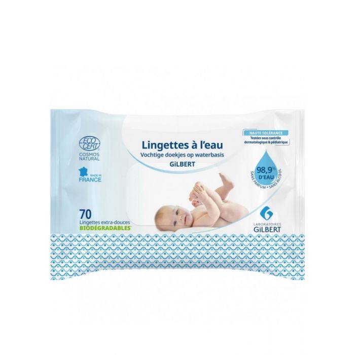 Lingettes à l'eau