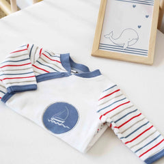 Pyjama en velours Bateau - 6 mois