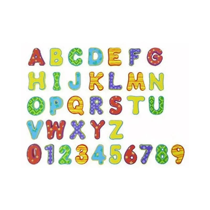 Jouet de bain (alphabet et chiffres)