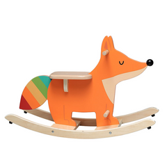 Renard à bascule en bois - Andy Westface