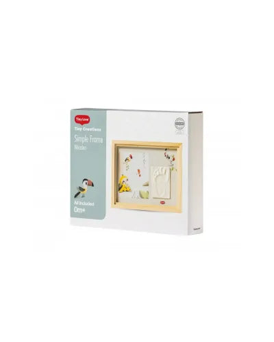 Cadre photo et empreinte simple