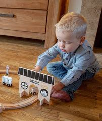 Train en bois Rails