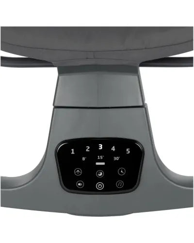 Balancelle bébé automatique et transat melilo - Gris graphite