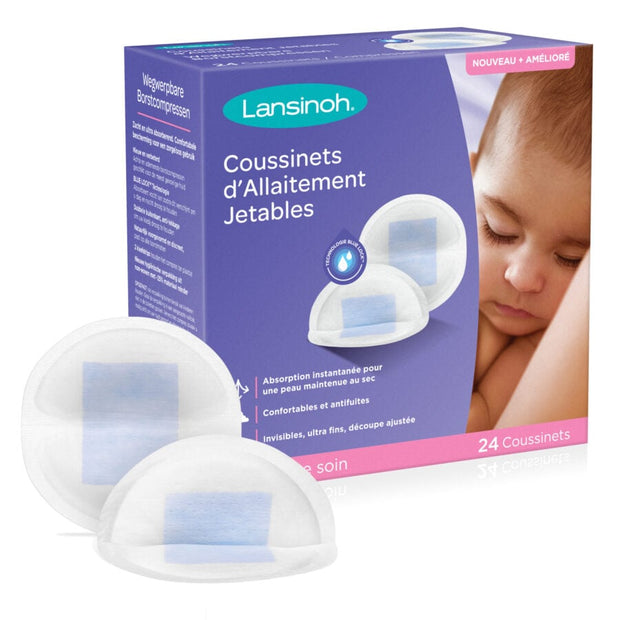 Coussinets d'allaitement de la marque Lansinoh en vente chez Urban Baby à Rabat au Maroc