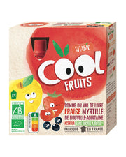 Vitabio Cool Fruits Pomme Fraise Myrtille 4X90G