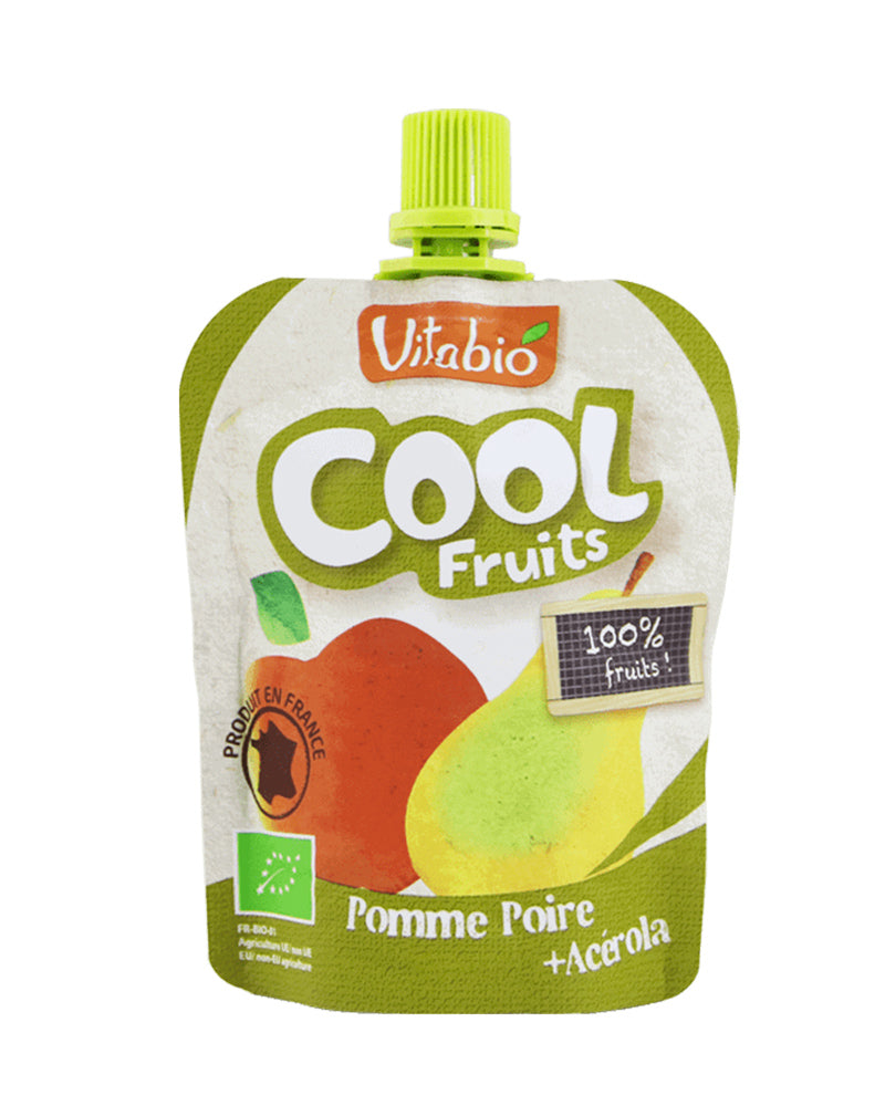 Vitabio Cool Fruits Pomme Poire d’Aquitaine 4X90G