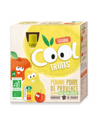 Vitabio Cool Fruits Pomme Poire d’Aquitaine 4X90G