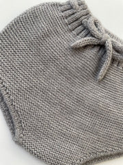 Culotte bloomer en tricot gris