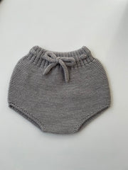 Culotte bloomer en tricot gris