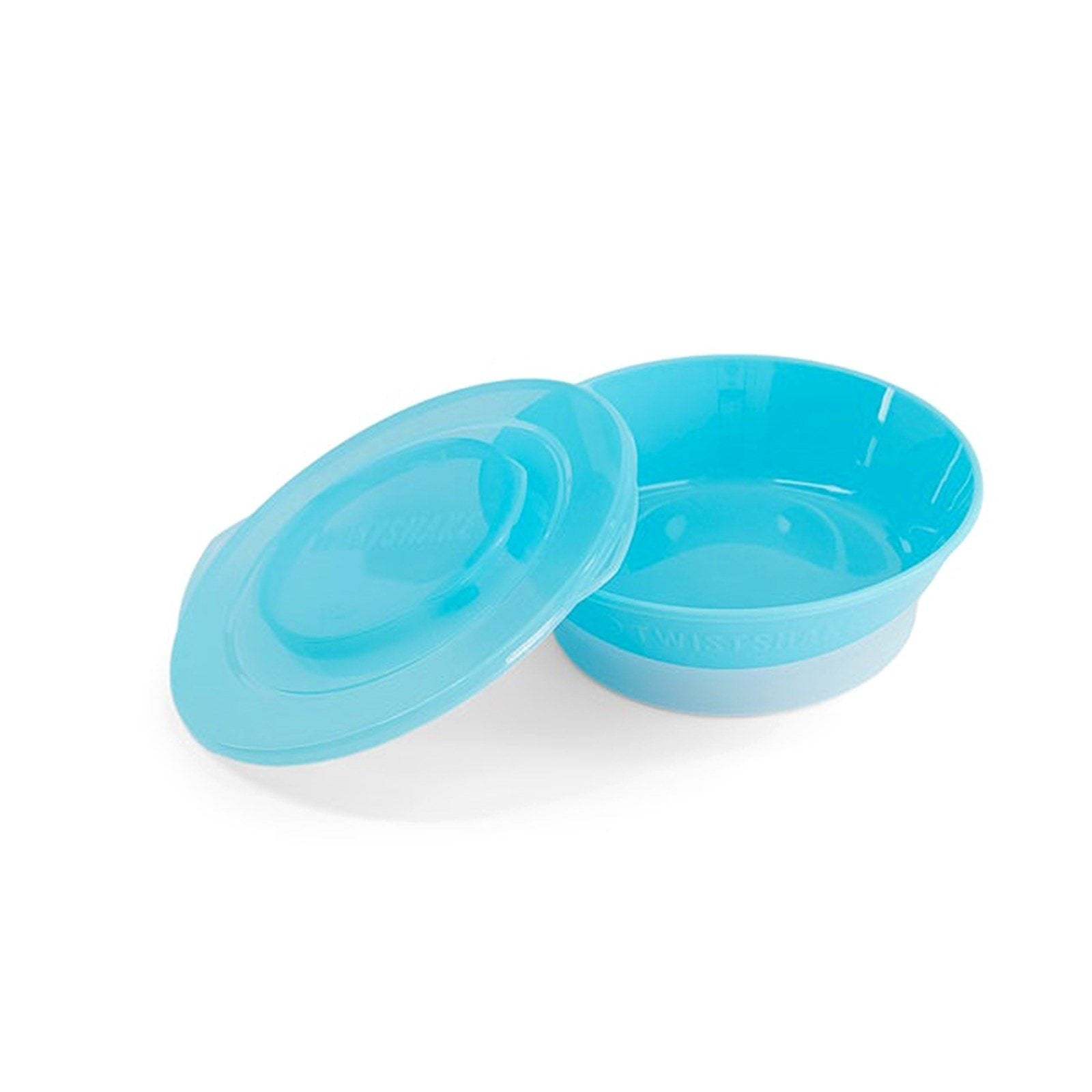 TWISTSHAKE Assiette enfant compartiments 6 m+ pastel bleu