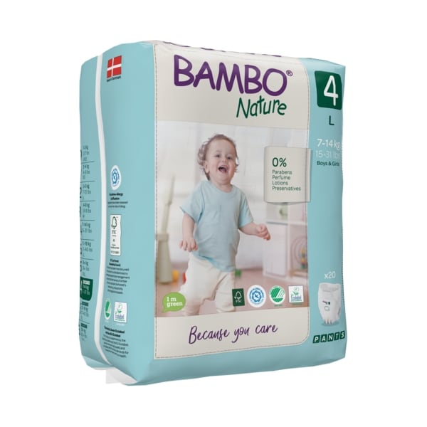 Culottes d'apprentissage de la marque Bambo nature en vente chez Urban Baby à Rabat au Maroc